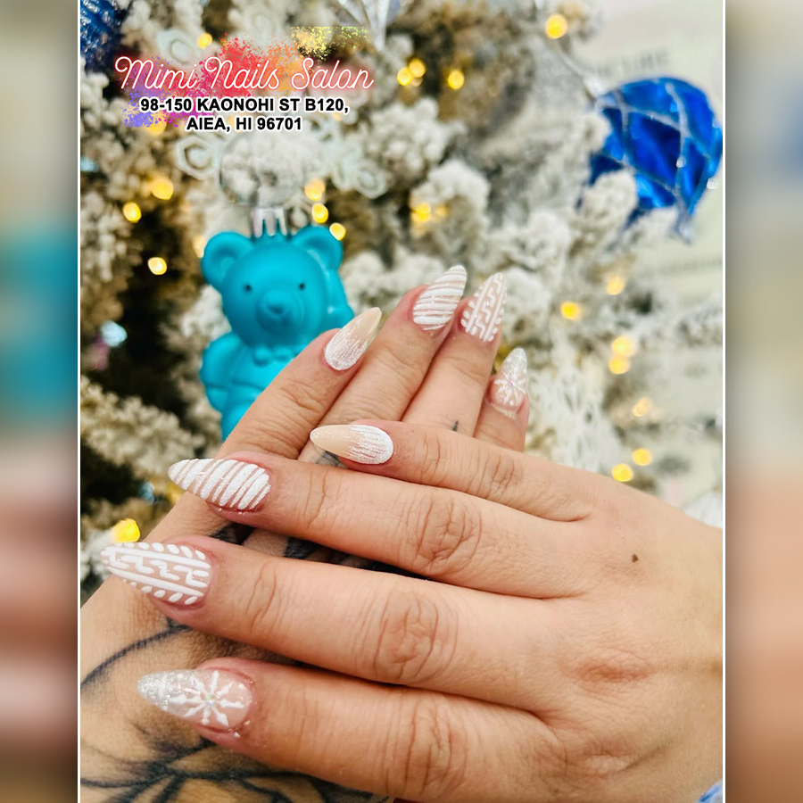 Christmas Nails at Mimi Nails Salon
